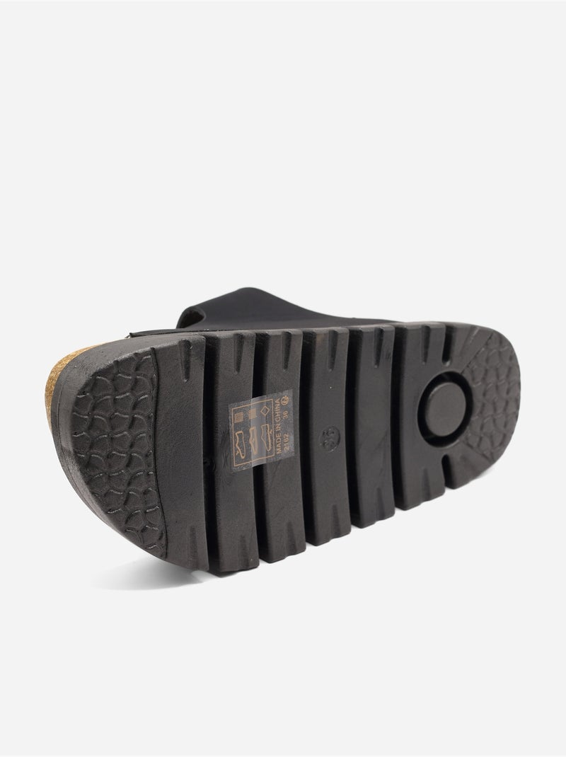 Zapatos destalonados con plataforma Negro - Kiabi