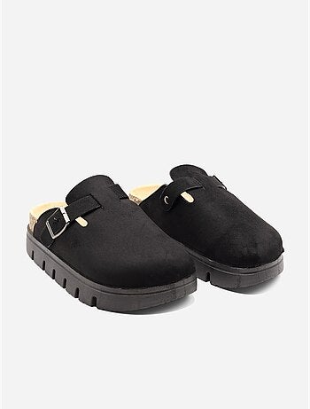 Zapatos destalonados con plataforma
