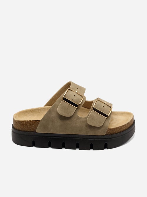 Zapatos destalonados con plataforma - Kiabi