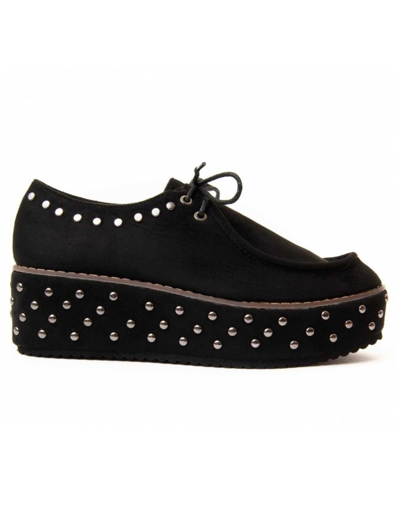 Zapatos Mujer Cuña Sintetico Montevita Negro - Kiabi