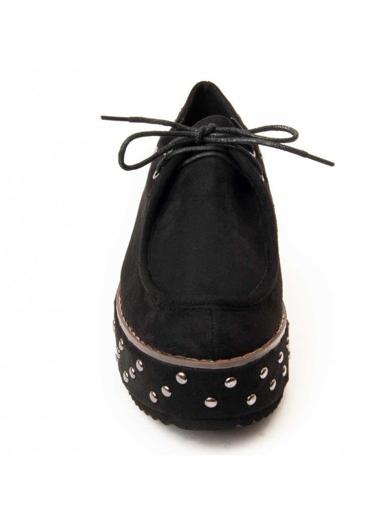 Zapatos Mujer Cuña Sintetico Montevita Negro - Kiabi