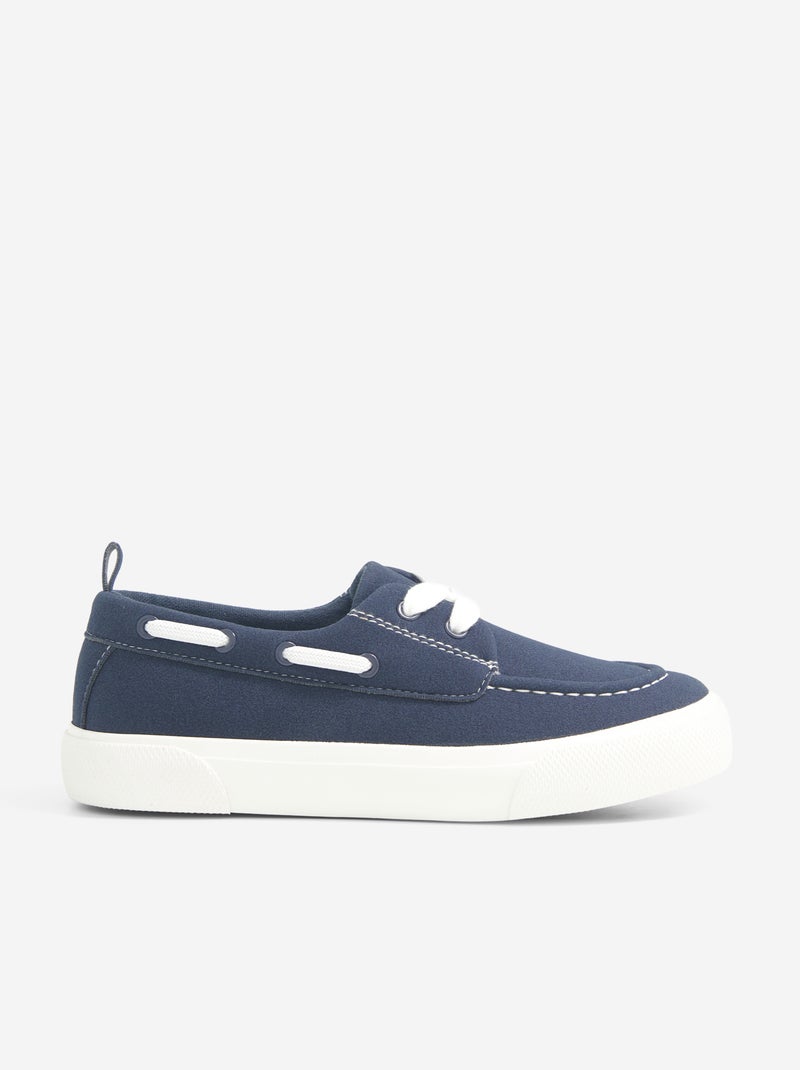 Zapatos náuticos con cordones Azul - Kiabi