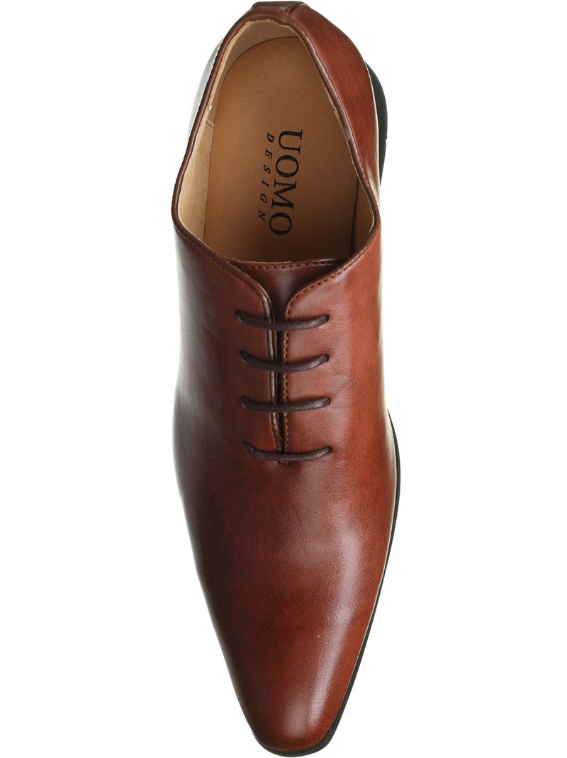 Zapatos Richelieu bajos con cordones - Uomo Marrón - Kiabi