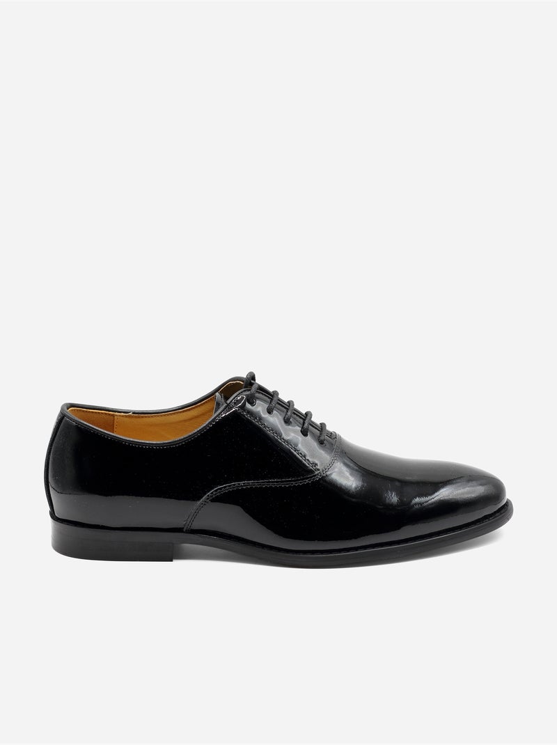 Zapatos Richelieu con acabado brillante - Bill Tornade Negro - Kiabi