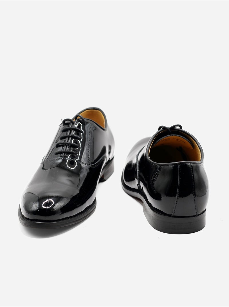 Zapatos Richelieu con acabado brillante - Bill Tornade Negro - Kiabi