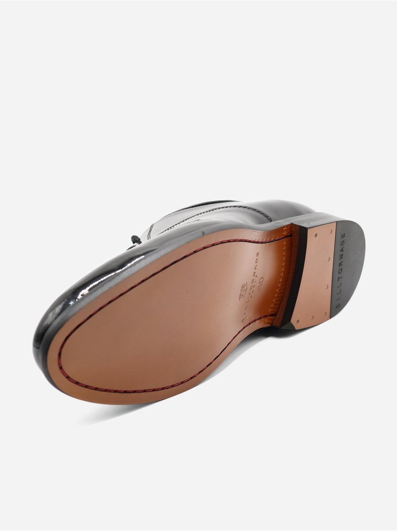Zapatos Richelieu con acabado brillante - Bill Tornade Negro - Kiabi