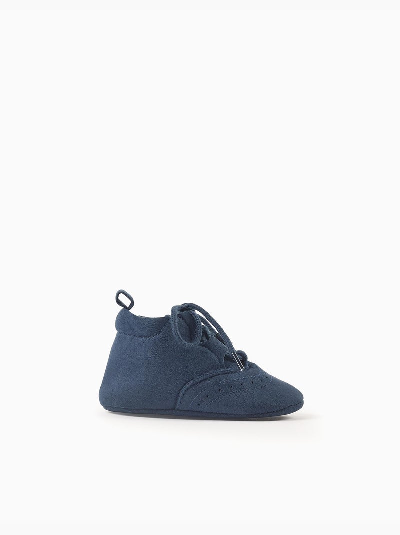 Zapatos suaves y cómodos para recién nacido Azul oscuro - Kiabi
