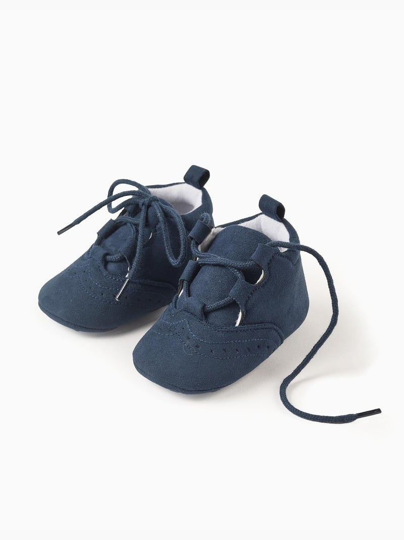 Zapatos suaves y cómodos para recién nacido Azul oscuro - Kiabi
