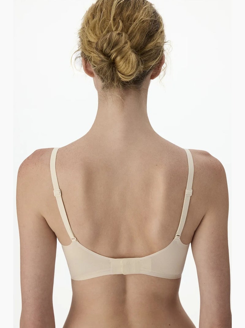 Zerogram decolette sujetador con relleno penti Beige claro - Kiabi