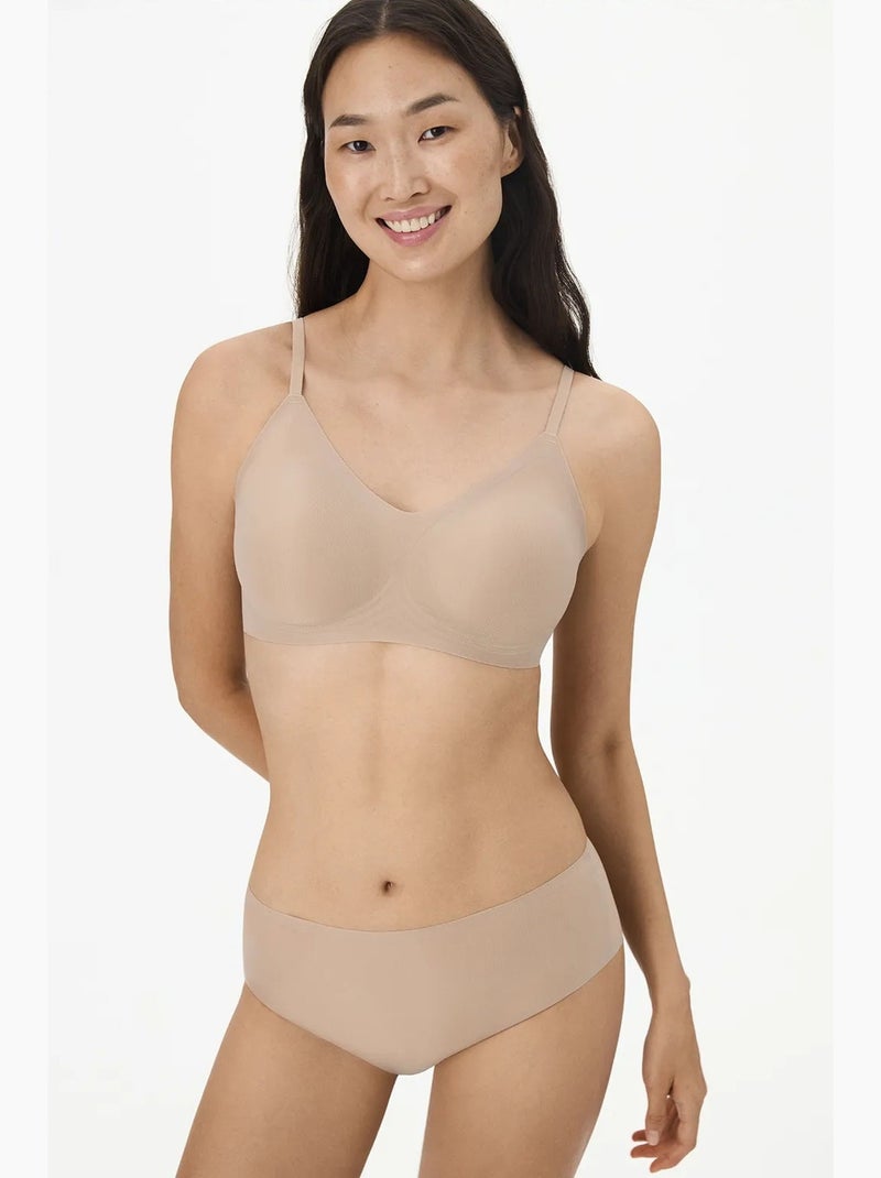 Zerogram sujetador con relleno penti Beige arcilla - Kiabi