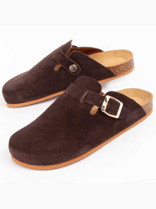 Zueco Casual Cuero Purapiel - Kiabi