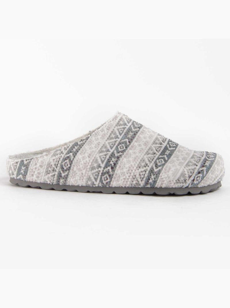 Zueco Casual Lana Montevita Gris - Kiabi