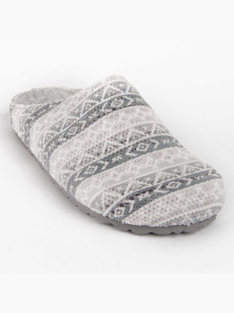 Zueco Casual Lana Montevita Gris - Kiabi