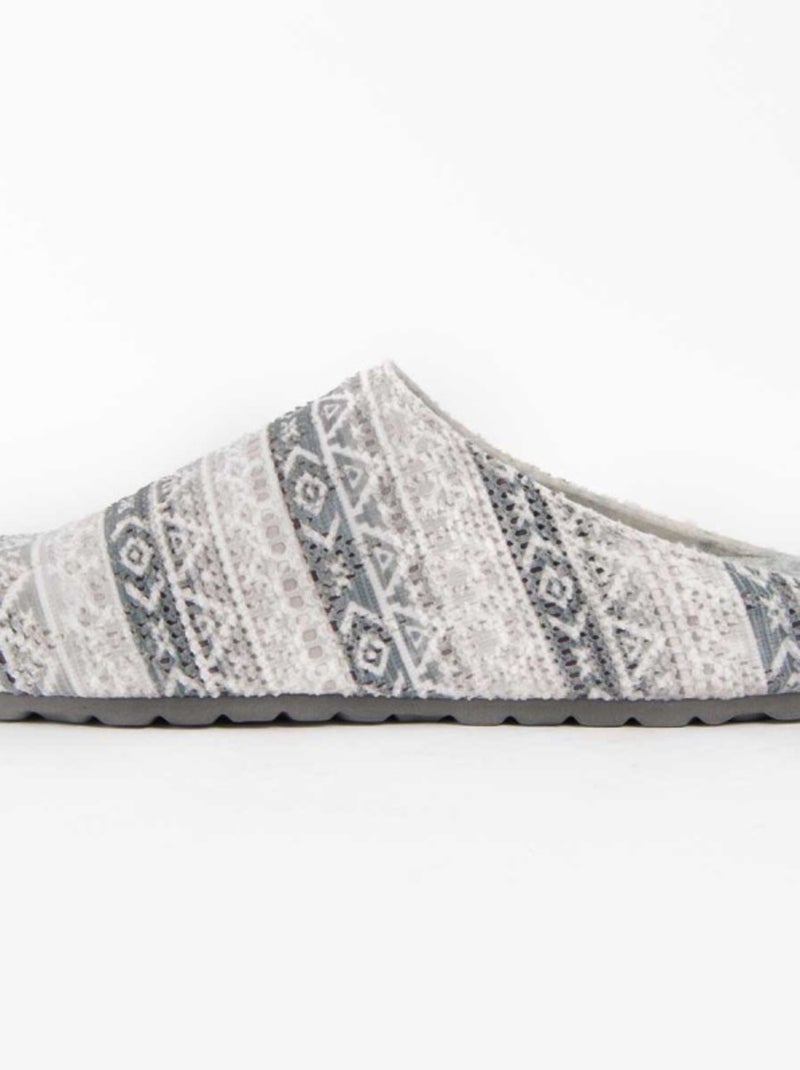 Zueco Casual Lana Montevita Gris - Kiabi