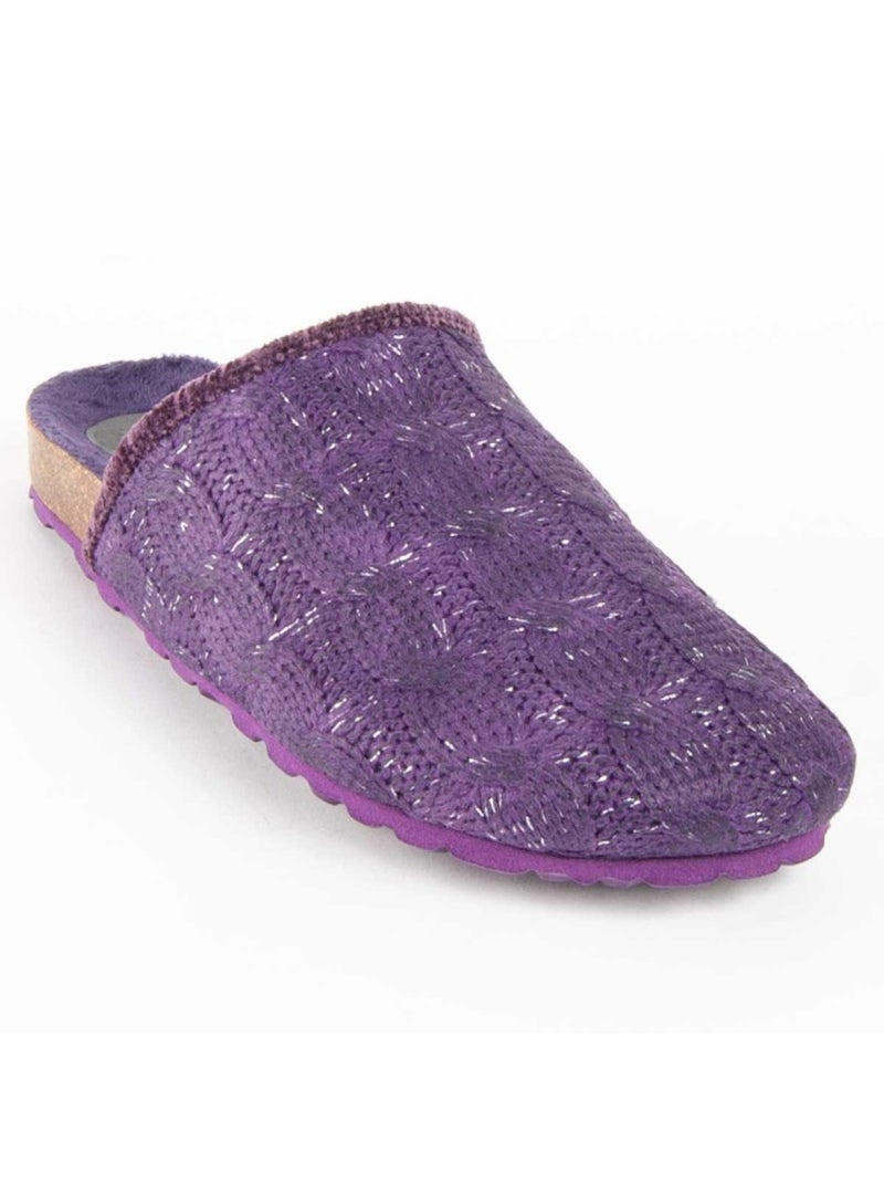 Zueco Casual Lana Montevita Violeta - Kiabi