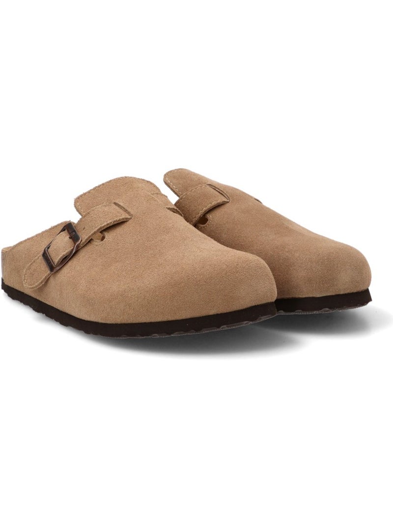 Zueco Diario Hombre Suela Plana - Etika Camel - Kiabi