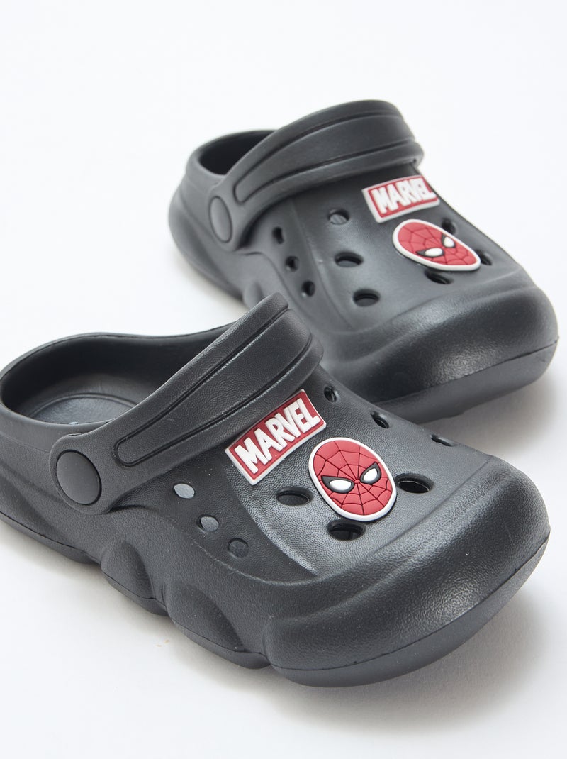 Zueco 'Marvel' 'Spiderman' liso Negro - Kiabi