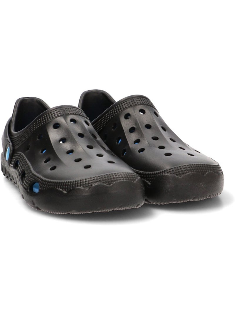 Zueco Sandalia Playa Hombre Suela Plana - Mustang Negro - Kiabi