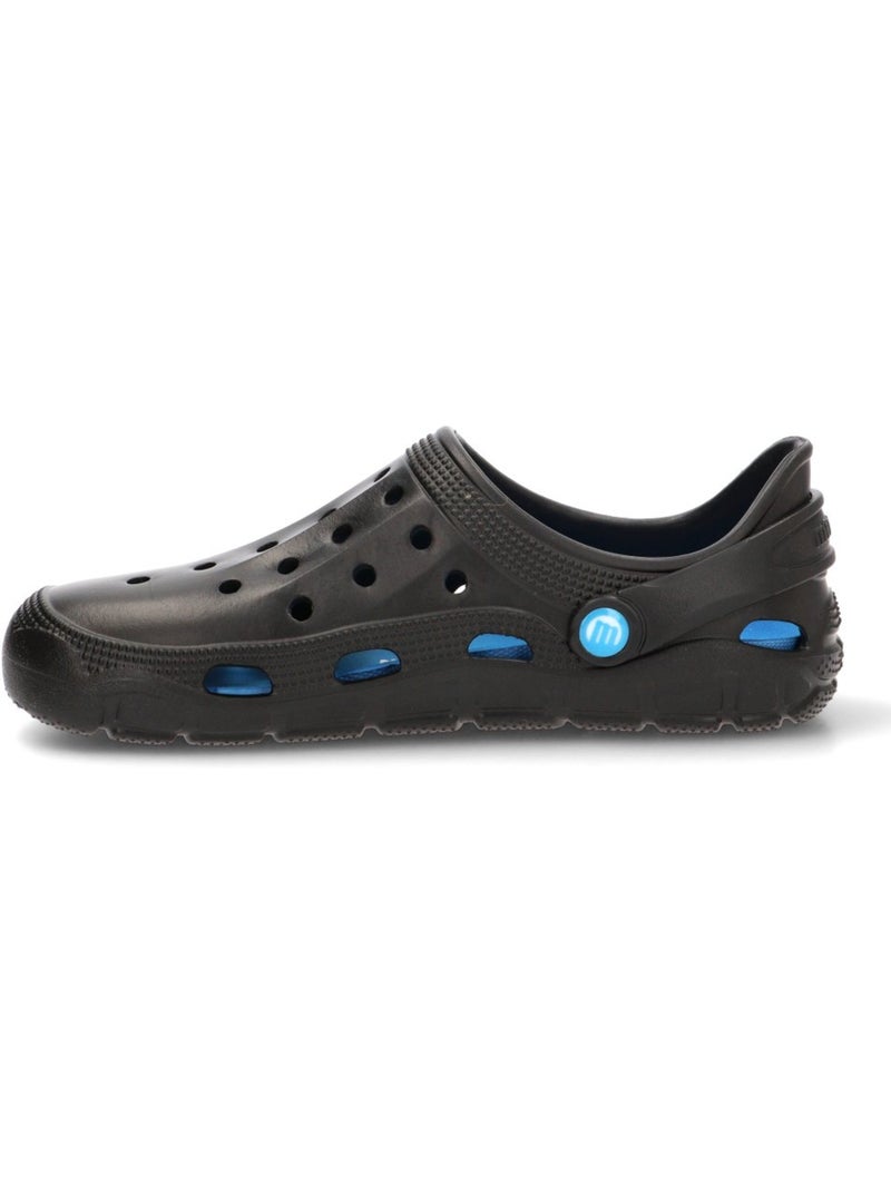 Zueco Sandalia Playa Hombre Suela Plana - Mustang Negro - Kiabi