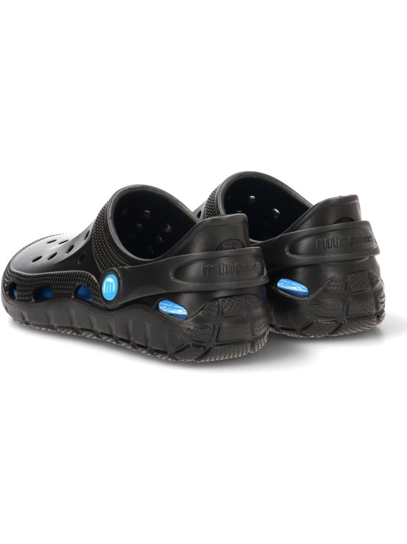 Zueco Sandalia Playa Mujer Suela Plana - Mustang Negro - Kiabi