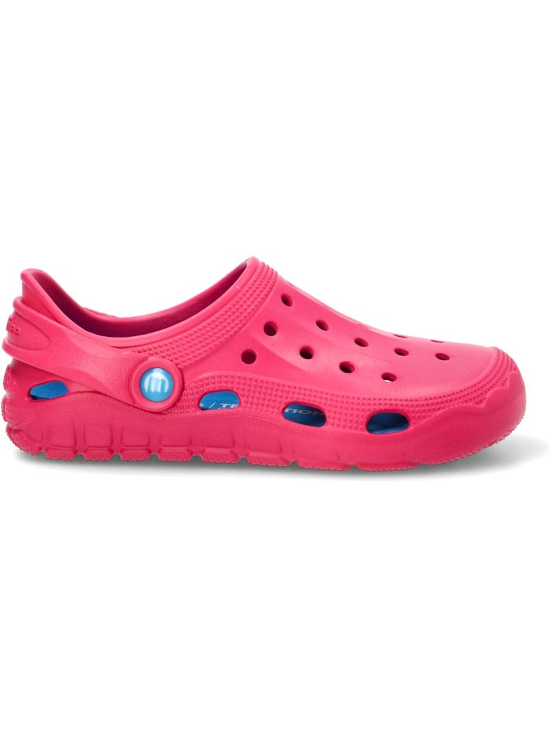 Zueco Sandalia Playa Mujer Suela Plana - Mustang Rosa fucsia - Kiabi