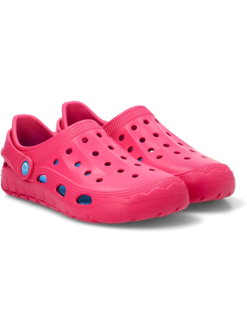 Zueco Sandalia Playa Mujer Suela Plana - Mustang Rosa fucsia - Kiabi