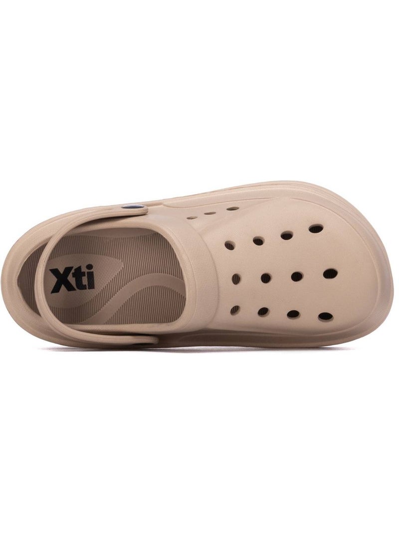 Zueco Sandalia Playa Mujer Suela Plana - Xti Beige - Kiabi
