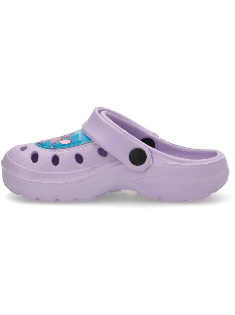 Zueco Zueco Playa Niña Suela Plana - Luna Collection Malva lila - Kiabi