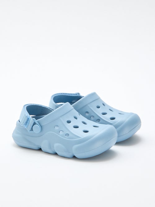 Zuecos cerrados de playa lisos - Kiabi