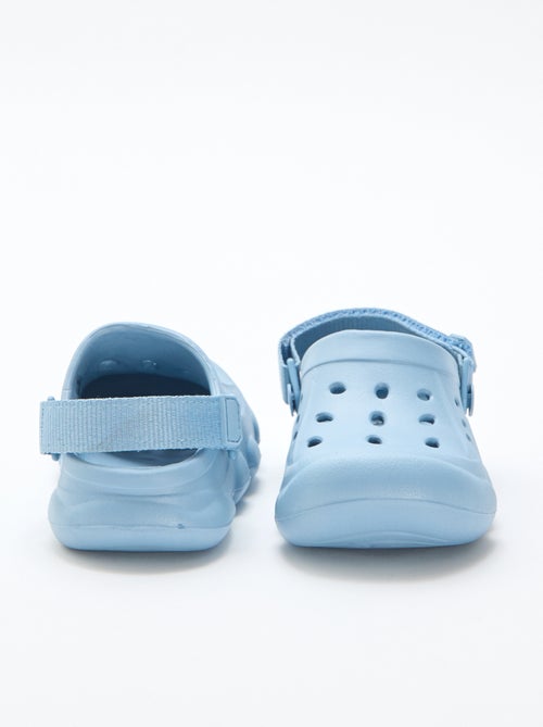 Zuecos cerrados de playa lisos - Kiabi