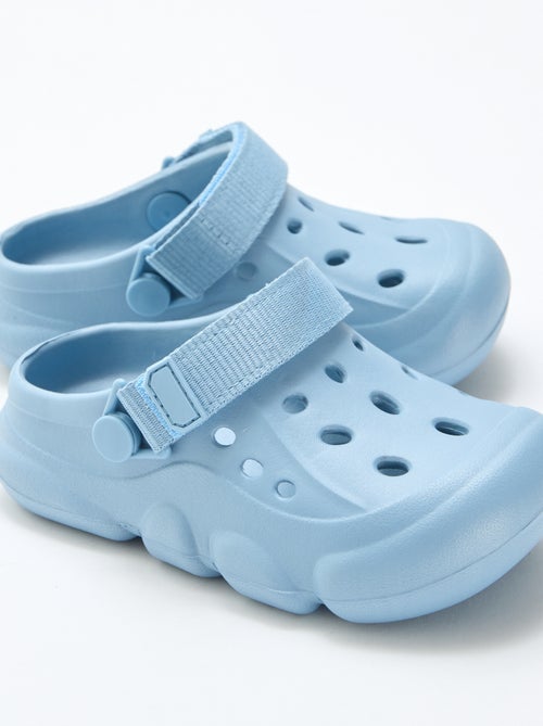 Zuecos cerrados de playa lisos - Kiabi