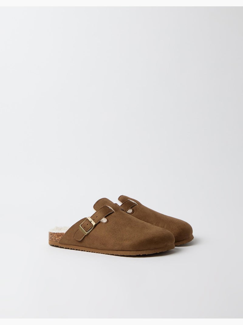 Zuecos con hebilla, mo fashion Beige - Kiabi