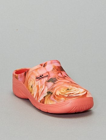 Zuecos de jardín con flores - Kiabi