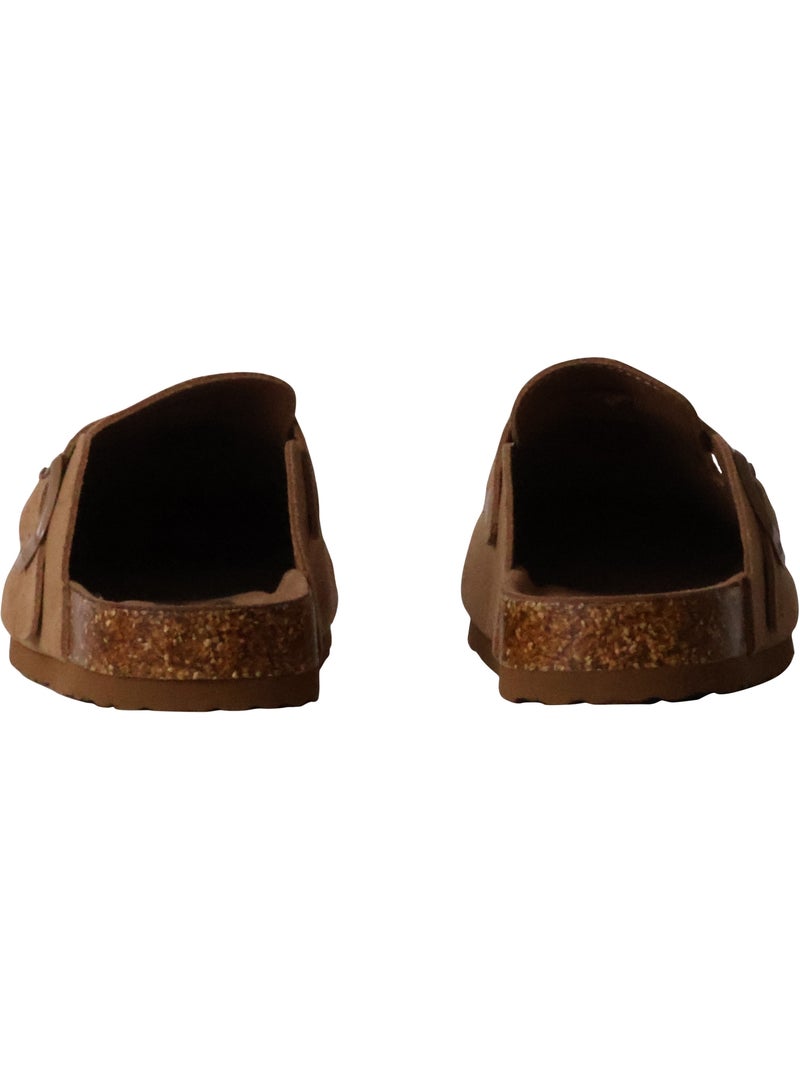 Zuecos de Mujer Color Camel - Kiabi