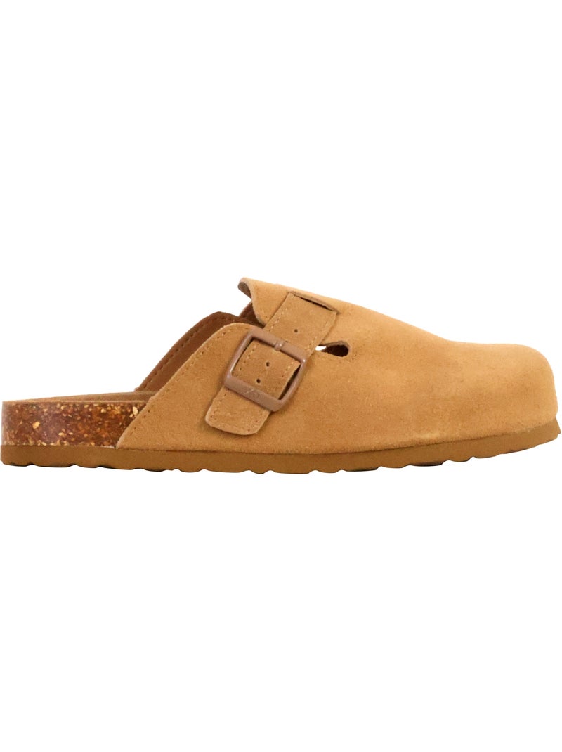 Zuecos de Mujer Color Camel - Kiabi
