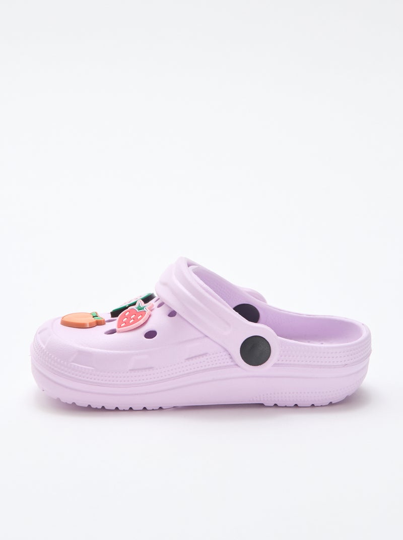 Zuecos de plástico 'frutas' Purpura - Kiabi