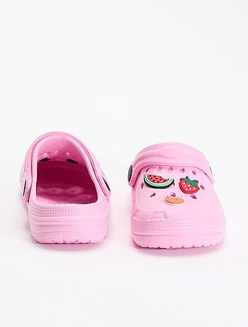 Zuecos de plástico 'frutas'