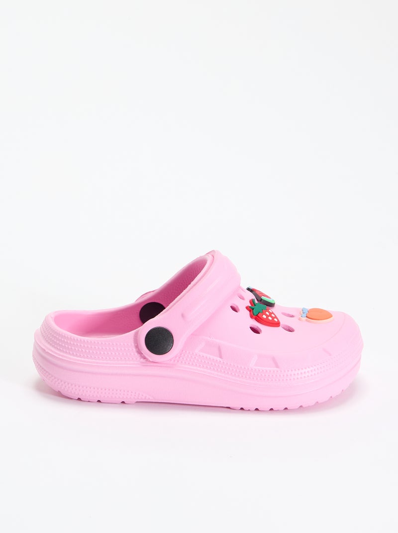 Zuecos de plástico 'frutas' Rosa - Kiabi