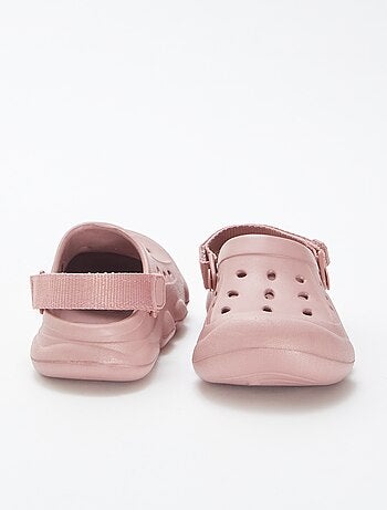 Zuecos de plástico moldeado con velcro