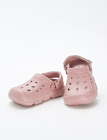 Zuecos de plástico moldeado con velcro