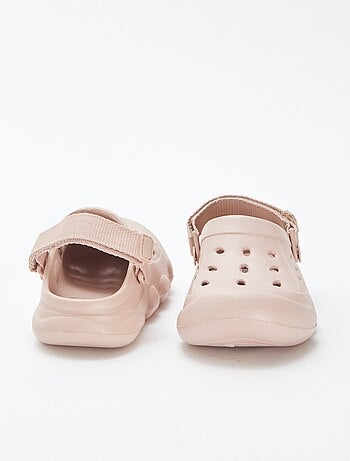 Zuecos de plástico moldeado con velcro