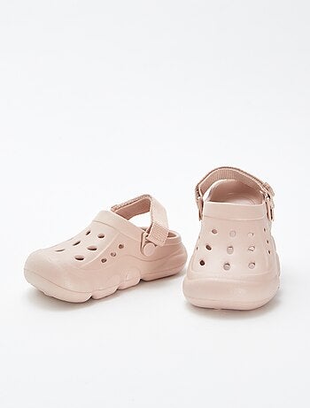 Zuecos de plástico moldeado con velcro