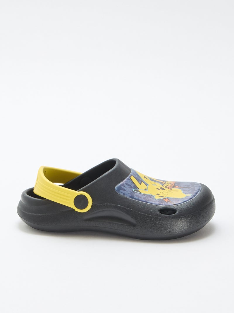 Zuecos de plástico 'Pikachu' Negro - Kiabi