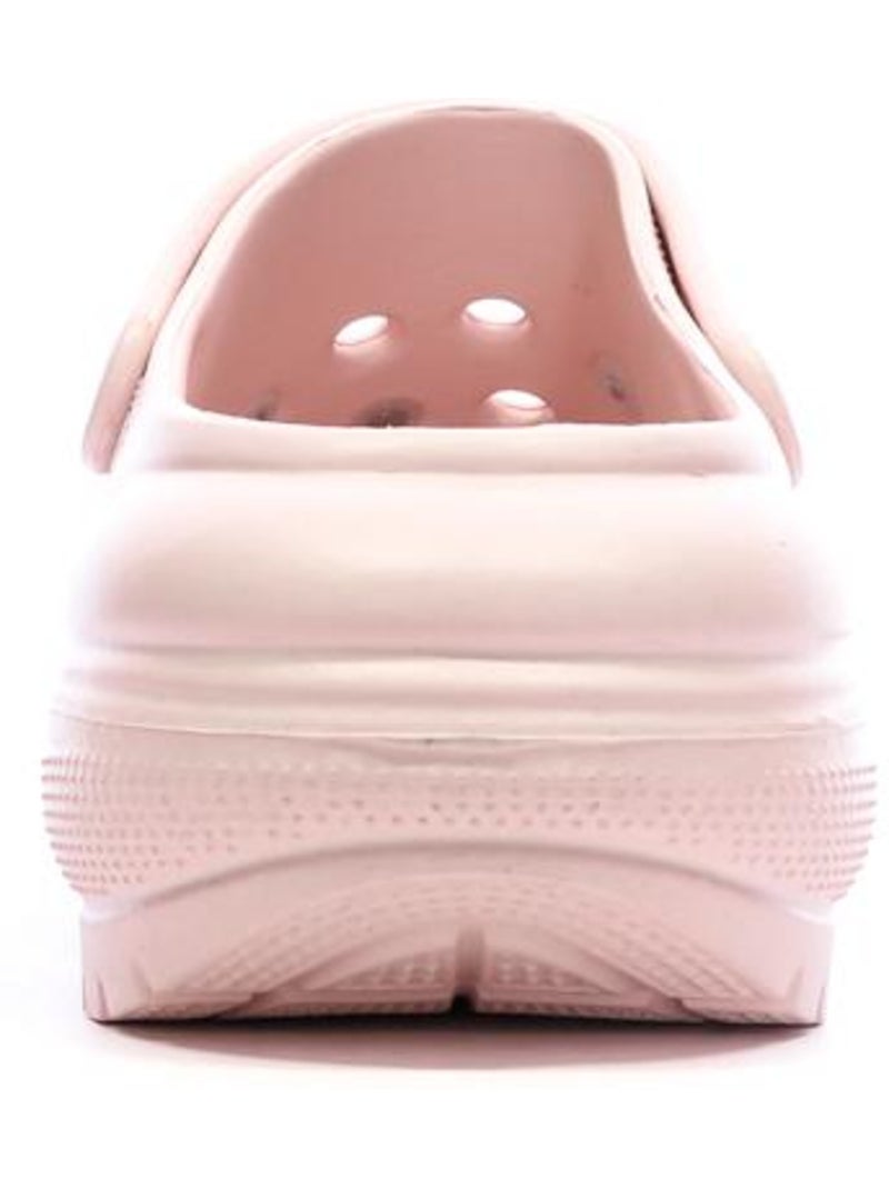 Zuecos de Plataforma para Mujer Rosa - Kiabi