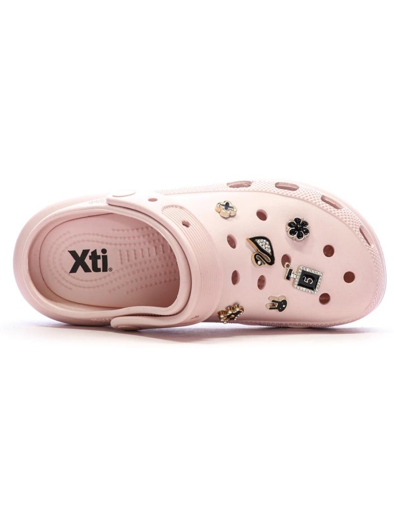 Zuecos de Plataforma para Mujer Rosa - Kiabi