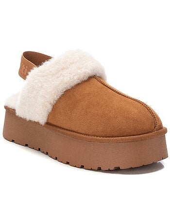 Zuecos forrados con elástico Mujer Xti Microfiber