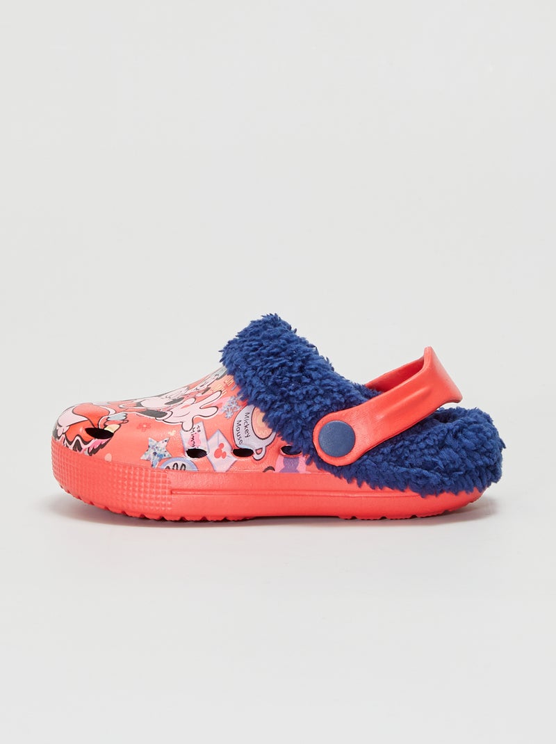 Zuecos forrados 'Minnie' 'Disney' azul navy - Kiabi