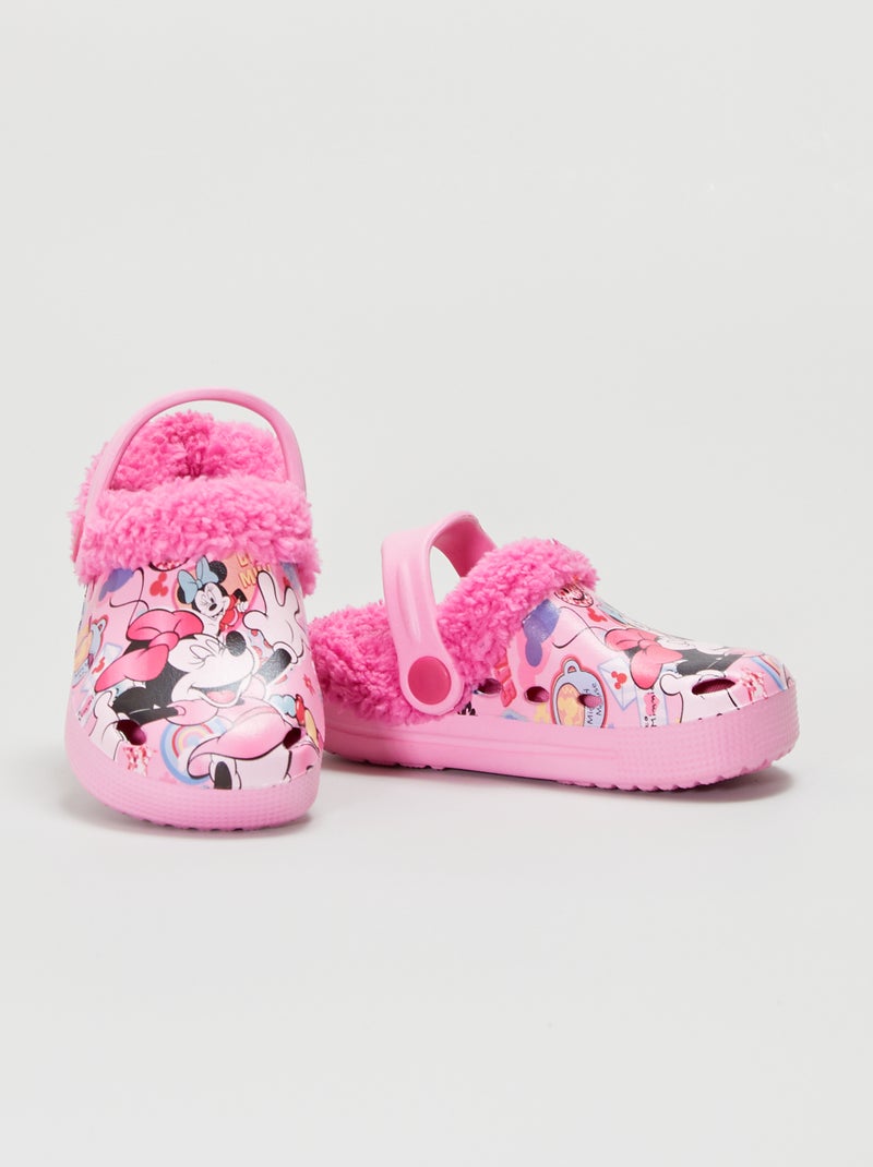 Zuecos forrados 'Minnie' 'Disney' ROSA - Kiabi