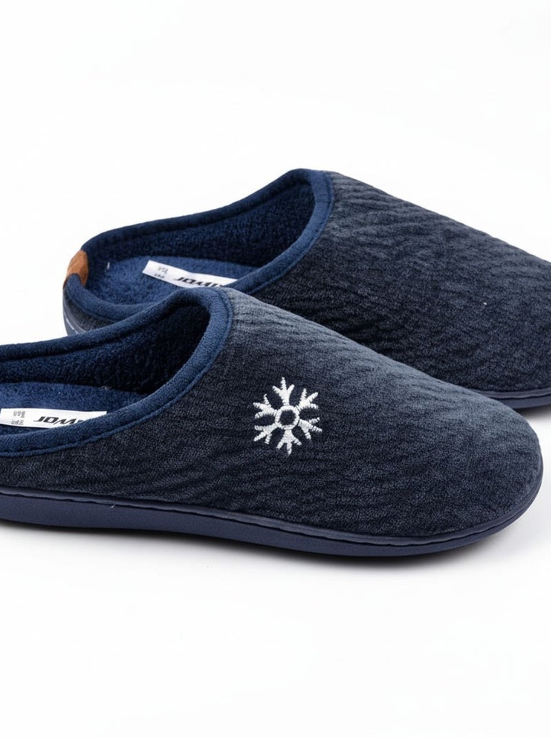 Zuecos hombre invierno forrados NU10927 Azul marino - Kiabi