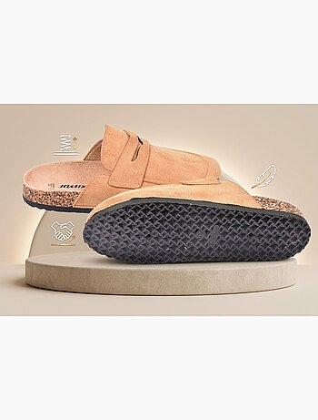 Zuecos Hombre OZABI Mula Cerrada Confort Nubuck